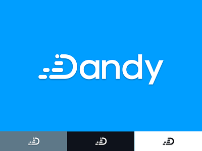 Dandy Branding | e-commerce logo design blue logo branding clean logo dandy logo ecommerce logo design graphic design graphicauthor logo minimalist logo modern logo professional logo store logo white logo