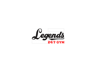 Legends | Branding black branding clean exercise fitness graphicauthor gym identity logo minimalist mod modern professional red workout
