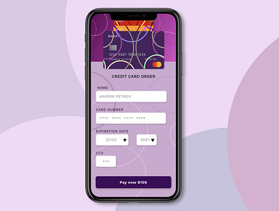 #DailyUI002 credit card credit card payment creditcard design ui web