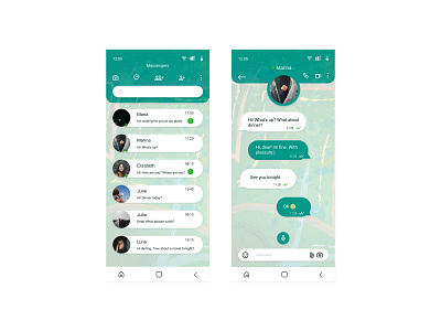 #DailyUI013 Direct Messaging design design messengers messengers ui ui design ui messengers web