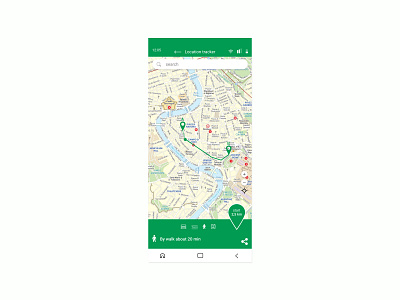 #DailyUI020 Location Tracker design drsign location location tracker map maps tracker travel ui ui design web