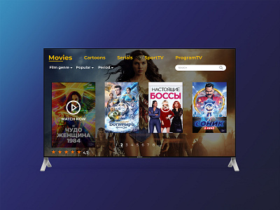 #DailyUi025 TV APP 025 design tv app ui ui design uidesign web