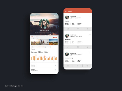 Daily UI OO6 - User Profile 006 dailyui figma