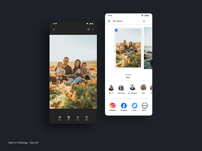 Daily UI 010 - Social Share dailyui design figma
