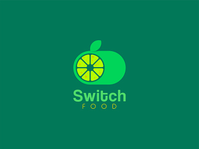 Switch - An app icon for food switching Apps. app branding design food fruits graphic design green illustration leaf logo logo inspiration switch typography ui ux vector