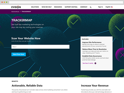 Evidon's Trackermap digital marketing trackers vendor management