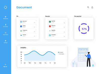 File Manager Dashboard dailyuichallenge design illustration ui ui design ux