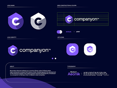 C logo v2 blue design gradient letter logo logo design logodesign modern purple technology