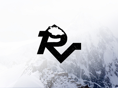 RV logo logodesign modern mountain rustic