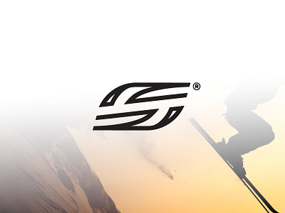 S logo ⛷ logo logo design ski sports winter