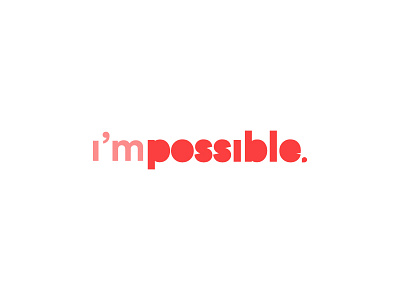 I'mpossible logo logo design