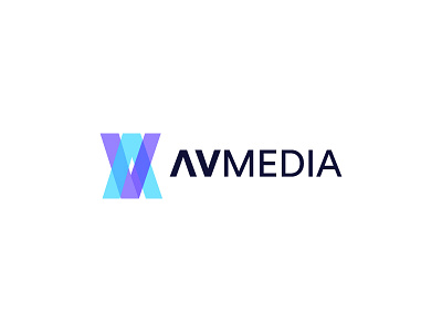 AV Media logo logo design technology