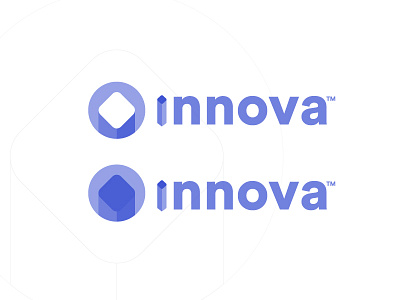 innova blue letter logo logo design logodesign modern technology