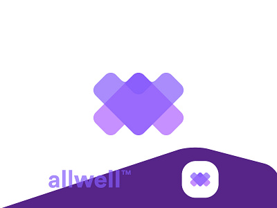 allwell app app logo logodesign