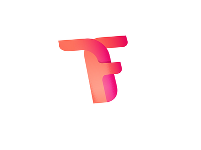 TF Logo design gradient letter logo logo design logodesign modern technology