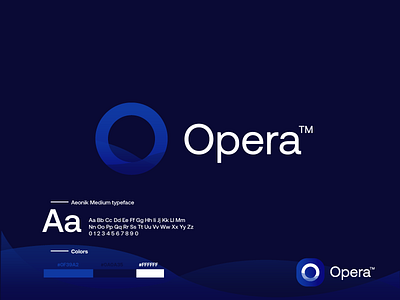 Opera logo redesign - fantasy project browser logo logo design opera technology web web browser