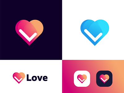 Love logo abstract app icon logo bird illustration eagle logo brand identity branding cool colors couple valentines day cute heart idenity l letter logo logo logo mark logo trends 2021 logotype modern logo romance romantic stoke line logo typography valentine