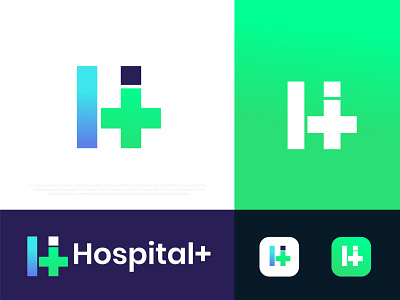 Hospital+ Lpgo Design abstract brand identity branding branding design design h h mark hospital logo letter logo logo logo design logo design branding logo designer logo mark logotype medical logo modern logo professional logo designer vector