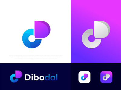 Modern Dd Logo Design for Dibodal a b c d e f g h i j k l m abstract app icon brand identity branding colorful creative d logo graphic design logo agency logo design logo designer logos logotype modernism n o p q r s t u v w x y z pattern popular technology vectors