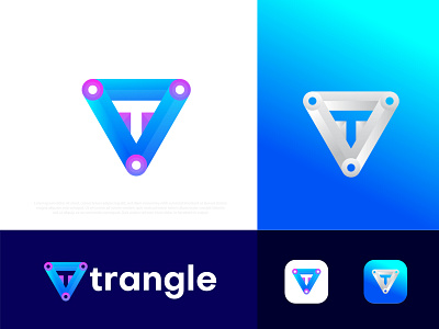 trangle logo abstract app icon brand identity branding colorful creative logo logo agency logo design logo designer logos logotype modernism n o p q r s t u v w x y z pattern popular rocket t logo technology w letter logo