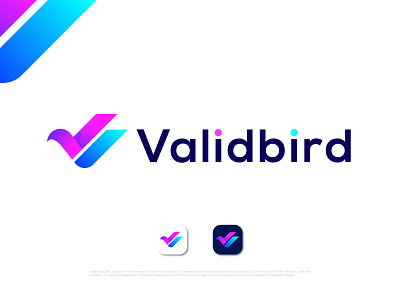 Modern abstract v+brid logo concept abstract bird logo brand identity branding creative v logo design illustration logo logo designer logotype typography v icon v letter v logo