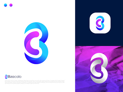 Modern (C+B) logo design abstract app b logo b mark brand identity brand identity designer branding c logo c mark company corporate design logo logo and branding logo designer logotype tech typography vector