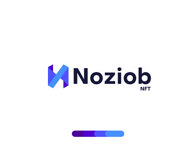 Noziob N logo mark for NFT startup