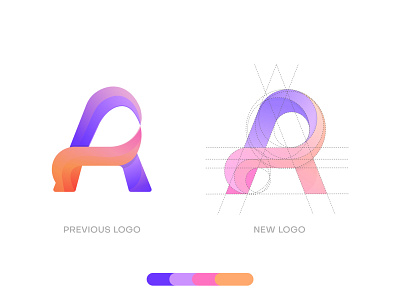 Logo Redesign। Golden Ratio Grid। Arina Logo a b c d e f g h i j k l m n a letter logo abstract app arina huq logo best logo designer brand identity corporate creative logo design golden ratio logo grid logo logo logo design logo designer logo ideas logo redesign logomark logotype typography