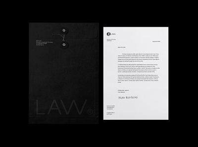 BCP LAW - Branding branding design envelop envelopes identity law lep1ej paper