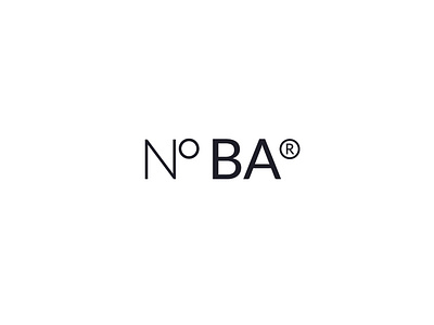 NoBa - Branding ba bar branding clean identity lep1ej logo minimal no noba notary