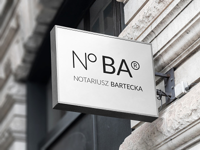 NoBa - Notary branding clean law lep1ej logo noba notary sign
