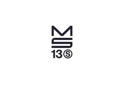 MS13 Studio Branding 13s branding clean design fitness identity illustrator lep1ej logo minimal ms ms13