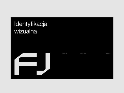 FJ Identity black branding logo logotype