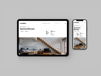 HOM2E - Website (full case on behance) design identity logo minimal mobie responsive table uxui web design website desing