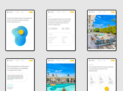 Luxecierge Website branding identity logo minimal mobile responsive rwd tablet web web design website website design