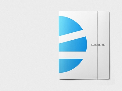 Luxecierge - Branding a4 branding california folder folder design identity logo luxury mockup paper print print design stationary stationery symbol symbol design