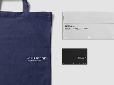 AGIO new brand identity coming soon agency bag binary brand branding business corporate crypto currency digital envelope identity logotype professional purple rating stationery tote totebag visual