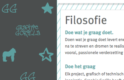 philosophy brand dutch gorilla philosophy typekit typografy website