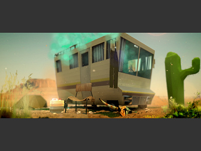 Breaking Bad Fan Art 3d breaking bad fan art rv