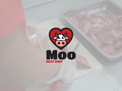 Moo Meatshop - Logo design brand identity design brand style guide branding design graphic design identity design illustration logo logo design vector visual guidelines