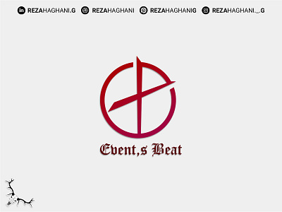 Event's Beat Personal Logo | لوگو شخصی Event's Beat beat design graphic design hiphop logo personal logo rap reza haghani g