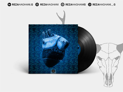 Alperazolam Music Album Cover | کاور آلبوم آلپرازولام album enheraf graphic design hiphop music album music ccover rap reza haghani g