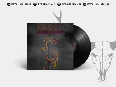Dragon Instrumenral Music Cover | کاور آهنگ بی کلام دراگون cover music graphic design hiphop instrumental kalani rap reza haghani g