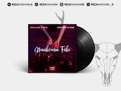 Nemikonam Fake Music Cover | کاور آهنگ نمیکنم فیک design graphic design hiphop motlagh music cover rap reza haghani g rok