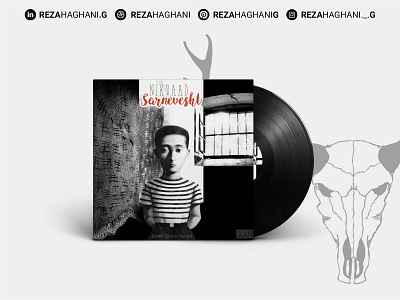 Sarnevesht Music Cover | کاور آهنگ سرنوشت design graphic design hiphop music cover nikdaad rap reza haghani g