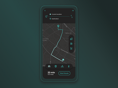 Daily UI #20: Location Tracker