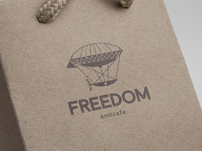 Freedom anticafe branding corporate identity logotype