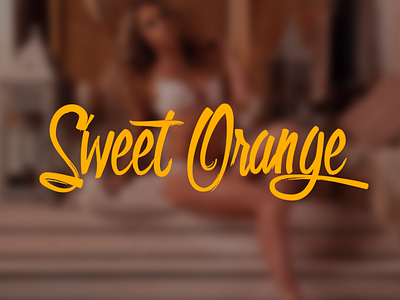 Sweet Orange branding corporate identity lingerie logotype woman