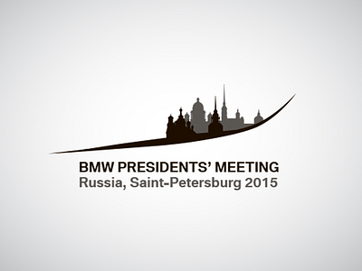 Bmw Meeting Logo bmw branding event logo logotype petersburg presidents russia