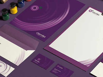 Chernika agency blueberries branding circle creative violet